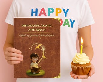 Personalized Dinosaur Adventure Book: Custom Story with Name & Photo