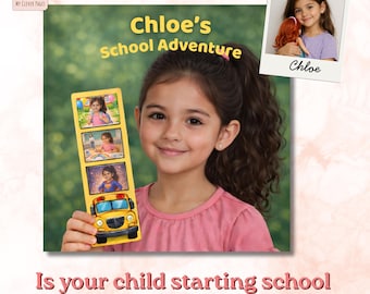 Personalized First Day of School Book: Hardcover Keepsake with Custom Photo