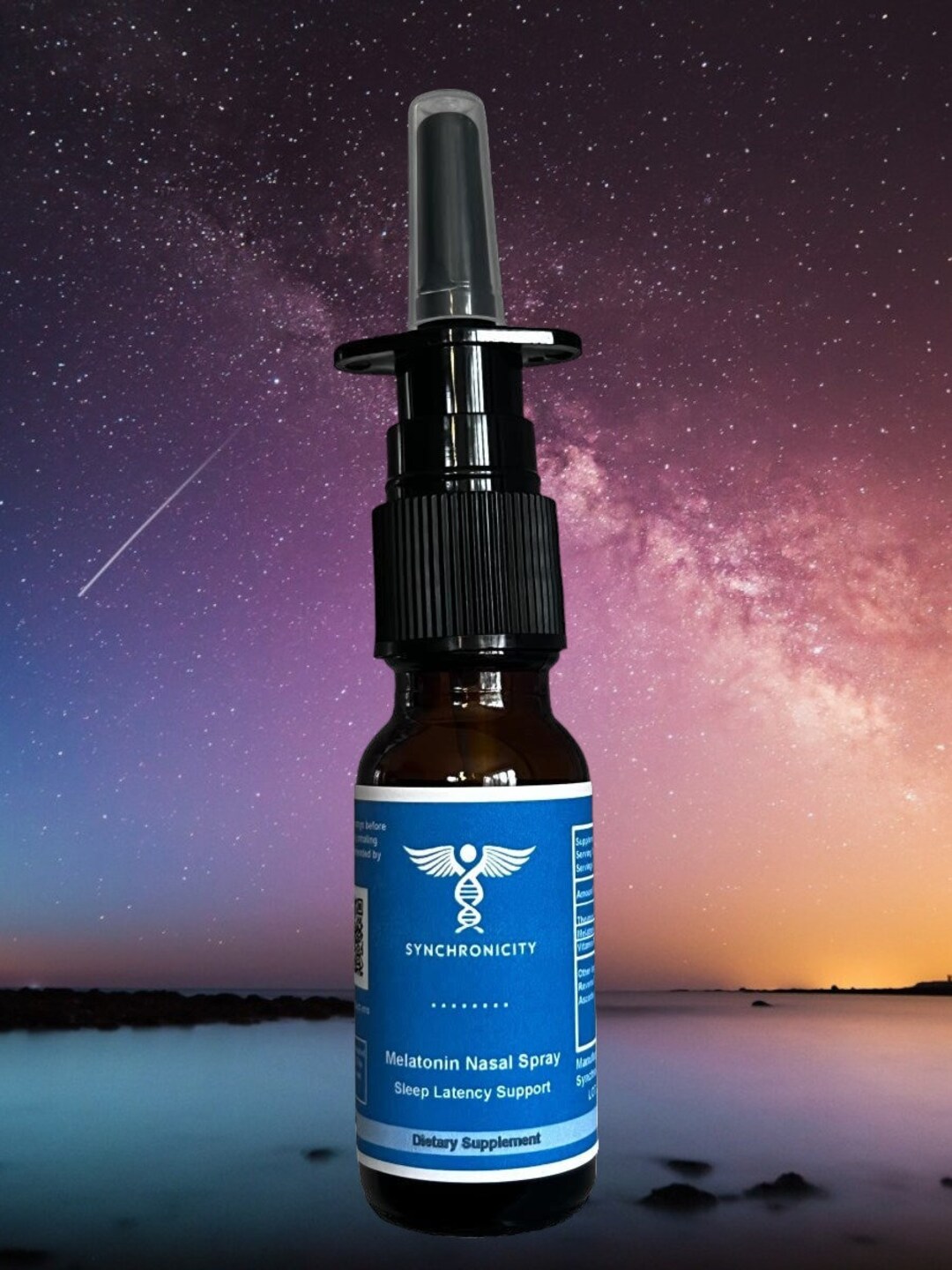 Melatonin Nasal Spray Sleep Assist All Natural Theanine B6 Lavender Alternative Sleep Support