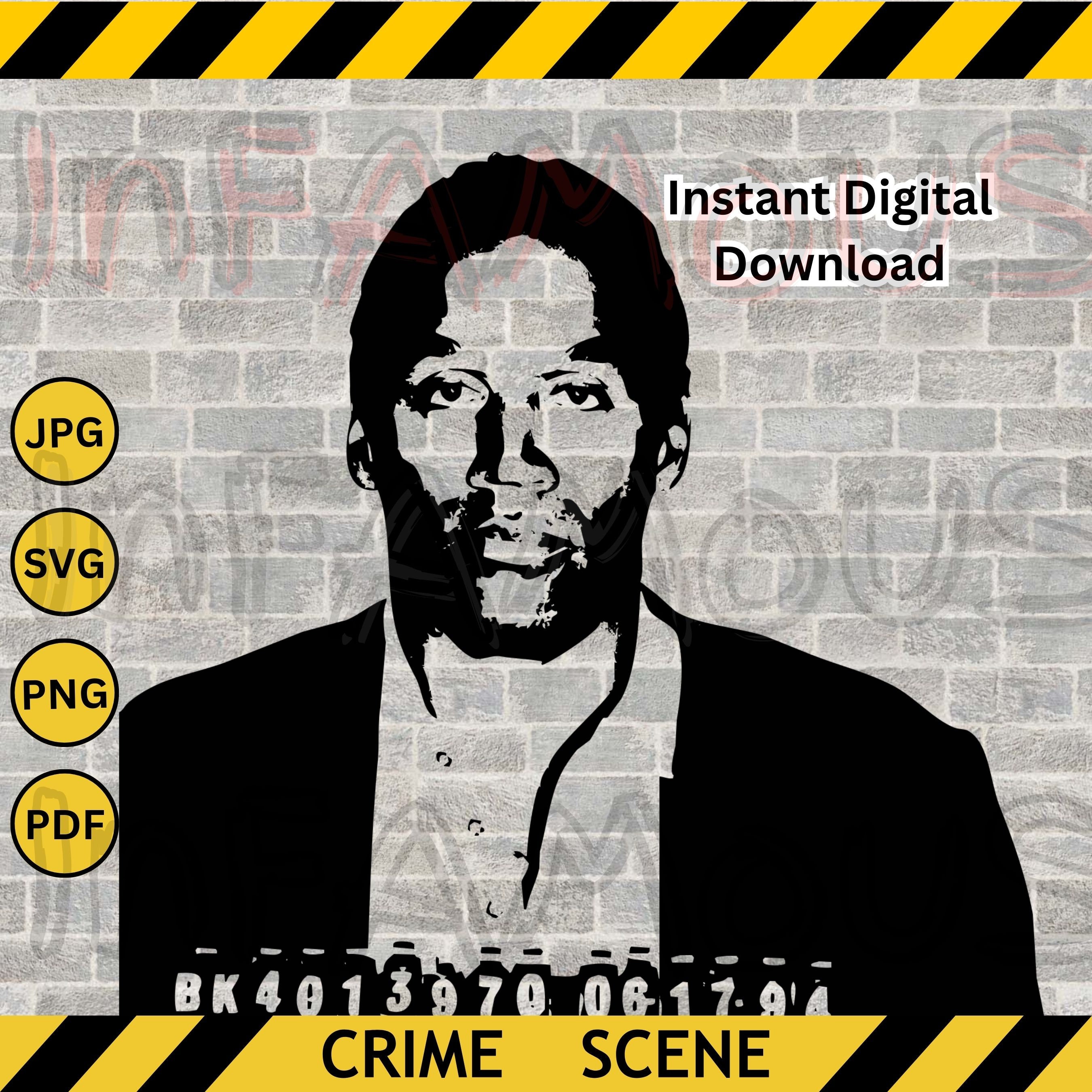 Oj Simpson Mug Shot 78 - f6btls9