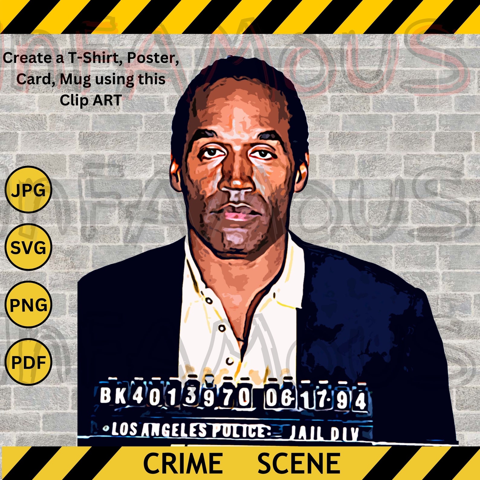 Oj Simpson Mug Shot 78