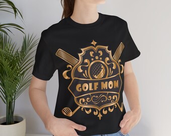 Golf moeder T-shirt golfer shirt voor moeder golfshirt moeder shirt voor vrouwen golf moeder shirt cadeau voor golf moeder shirt schattig golf moeder shirt golfcadeaus
