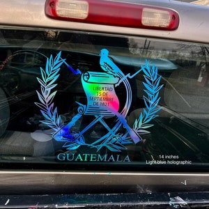 Escudo De Guatemala Decal Graphic Sticker | Trucks | Cars | Walls | SVG | Removable | Valentines Gift | Mothers Day Gift | Fathers Day Gift
