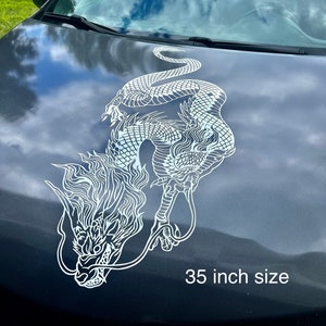Dragon Decal Graphic Sticker | Trucks | Cars | Walls | SVG | PNG| Removable | Valentines Gift | Mothers Day Gift | Fathers Day Gift