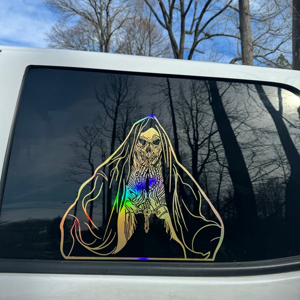 Santa Muerte Decal Graphic Sticker | Trucks | Cars | Walls | SVG | PNG| Removable | Mothers Day Gift | Fathers Day Gift