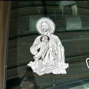 Abziehbild San Judas Tadeo | LKW | Autos | Wände | SVG | PNG| Abnehmbar | Valentinstag Geschenk Muttertagsgeschenk | Geschenk zum Vatertag