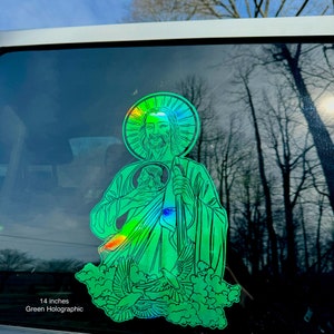 San Judas Tadeo 2Decal Graphic Sticker | Trucks | Cars | Walls | SVG |PNG| Removable | Valentines Gift | Mothers Day Gift | Fathers Day Gift