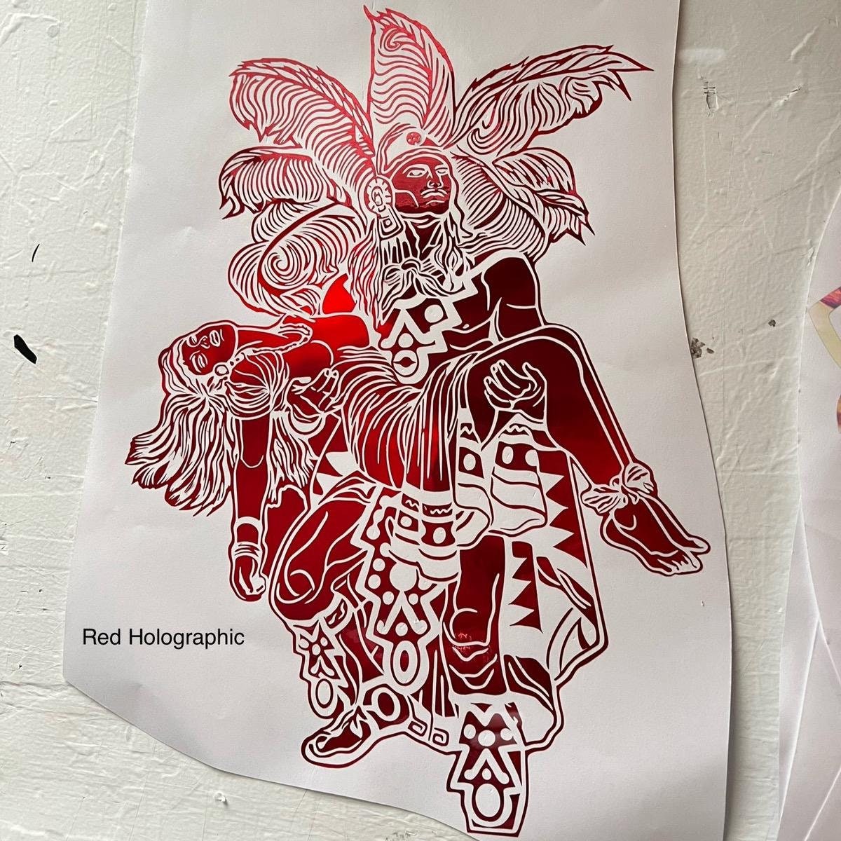 Popocatépetl Y Iztaccíhuatl Decal | Aztec Warrior Love Legend Vinyl ...