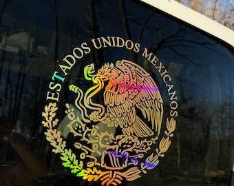 Escudo De Mexico Decal Graphic Sticker | Trucks | Cars | Walls | SVG| Removable | Valentines Gift | Mothers Day Gift | Fathers Day Gift