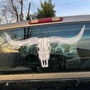 Longhorn Decal Graphic Sticker | Trucks | Mustang | Walls | SVG | PNG| Removable | Valentines Gift | Mothers Day Gift | Fathers Day Gift