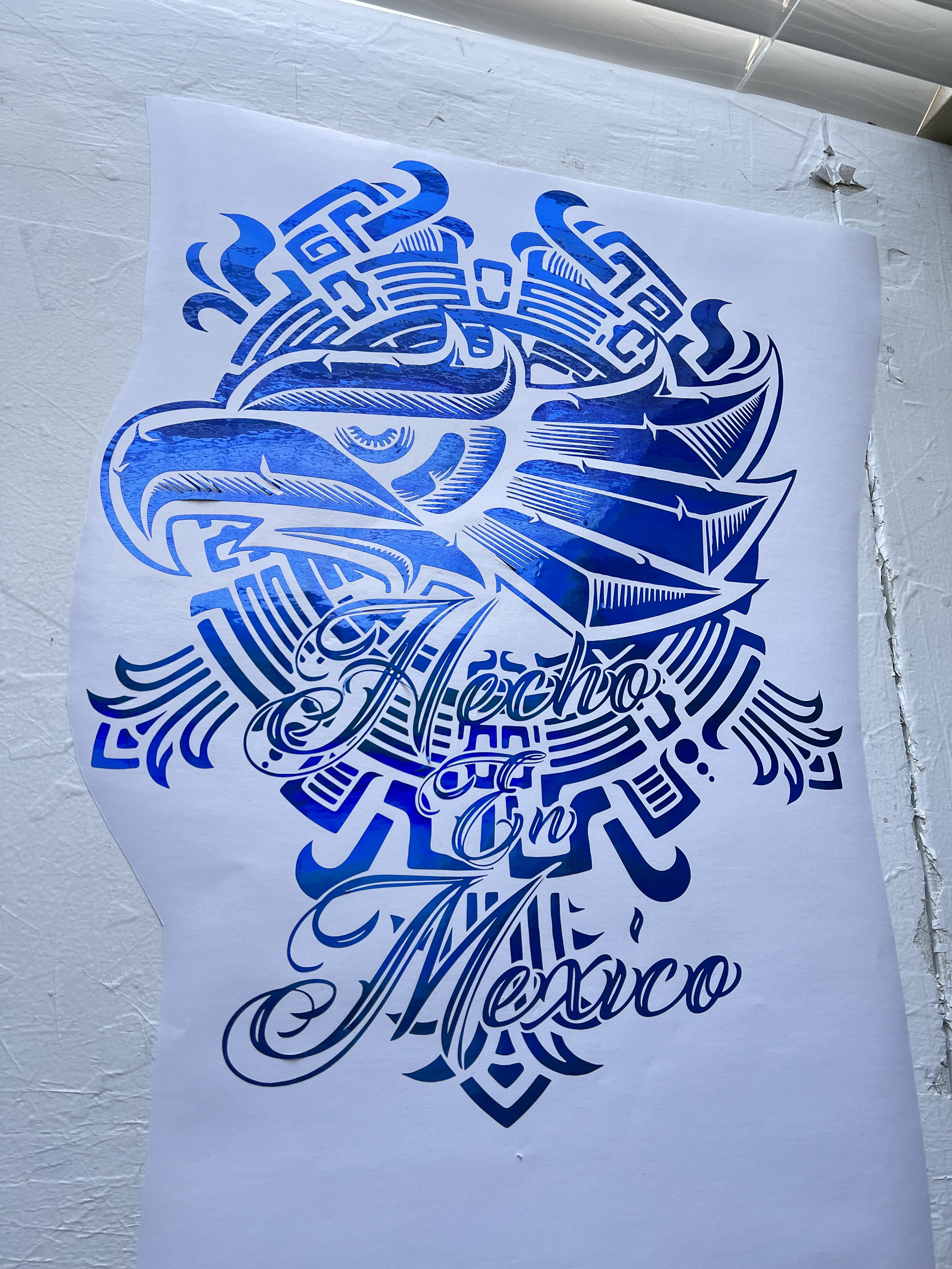 Hecho En México Eagle Decal | Aztec Mexican Pride Vinyl Sticker ...