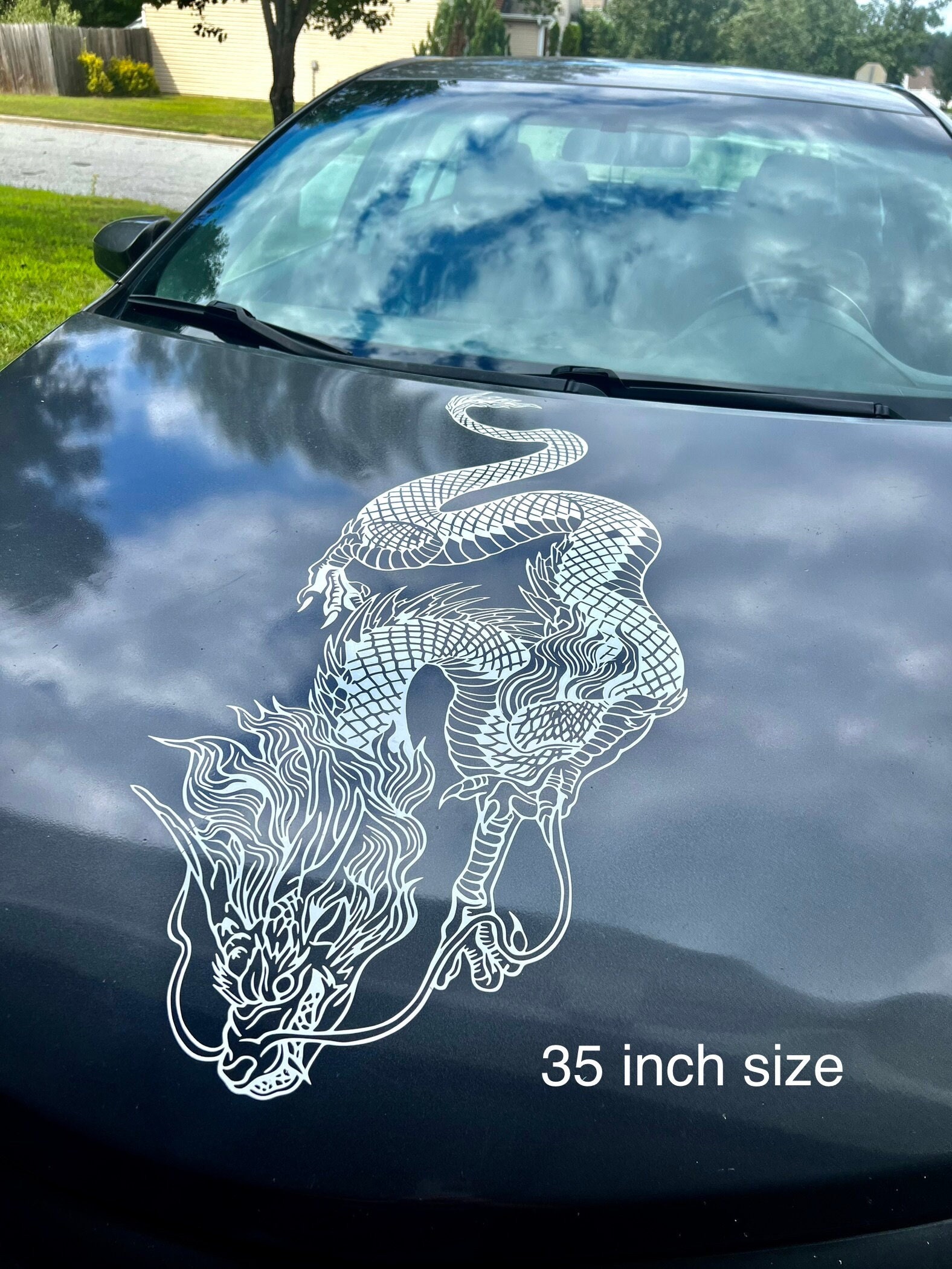 Dragon Car Decal - TenStickers