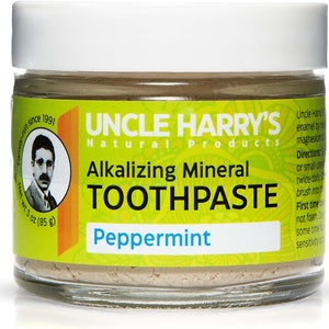 Onkel Harry's Peppermint Remineralisierende Zahnpasta | Natürliche Zahnpasta