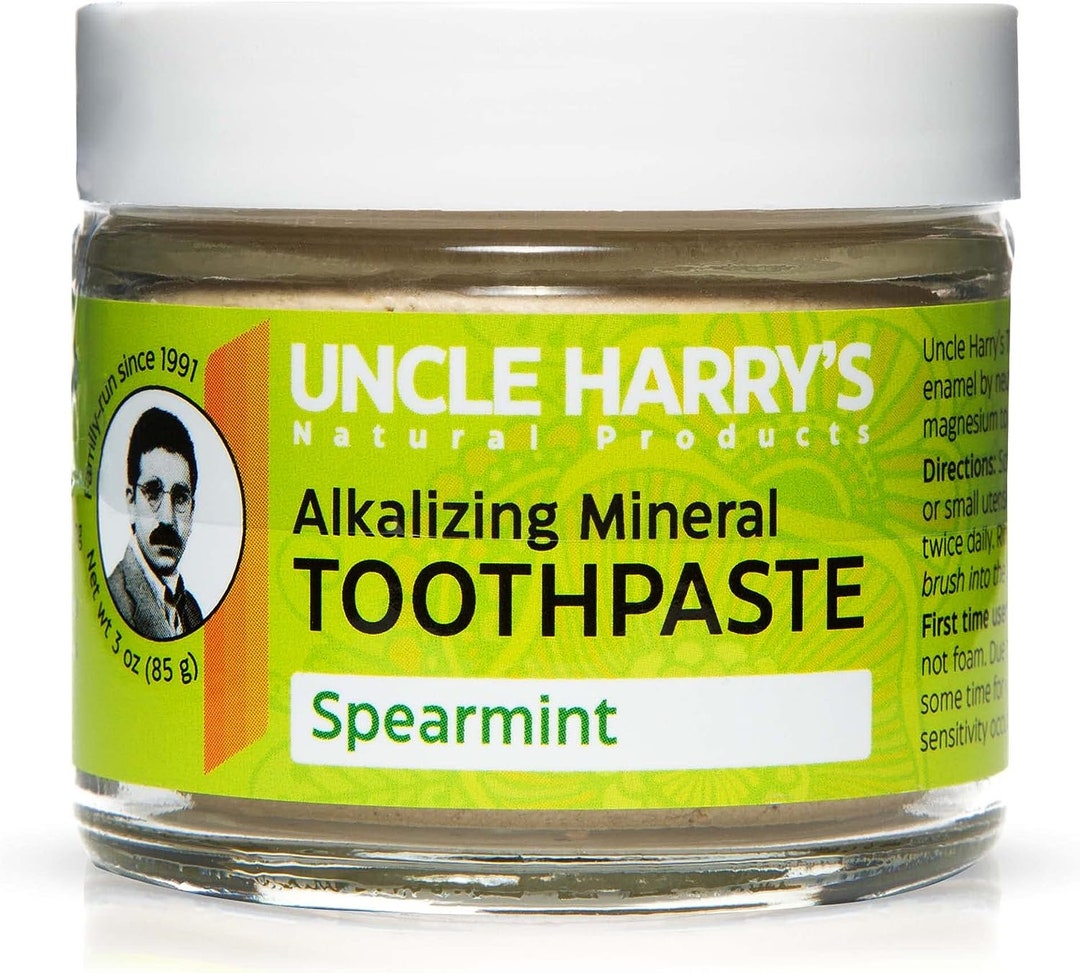 Uncle Harry's Spearmint Remineralizing Toothpaste Etsy