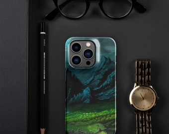Snap case for iPhone® "Obsidian Peaks"