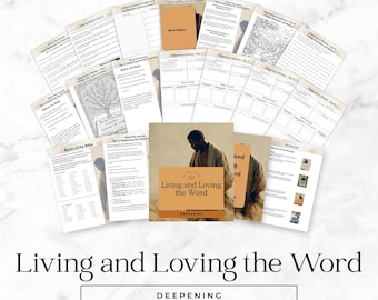 Christian Devotional Journal PDF | Deepening Faith | 91 Day Bible Journal for New Christians Part 3 of Living and Loving the Word