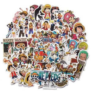 One Piece Luffy Group Authentic Foil Sticker Set – All Blue Anime