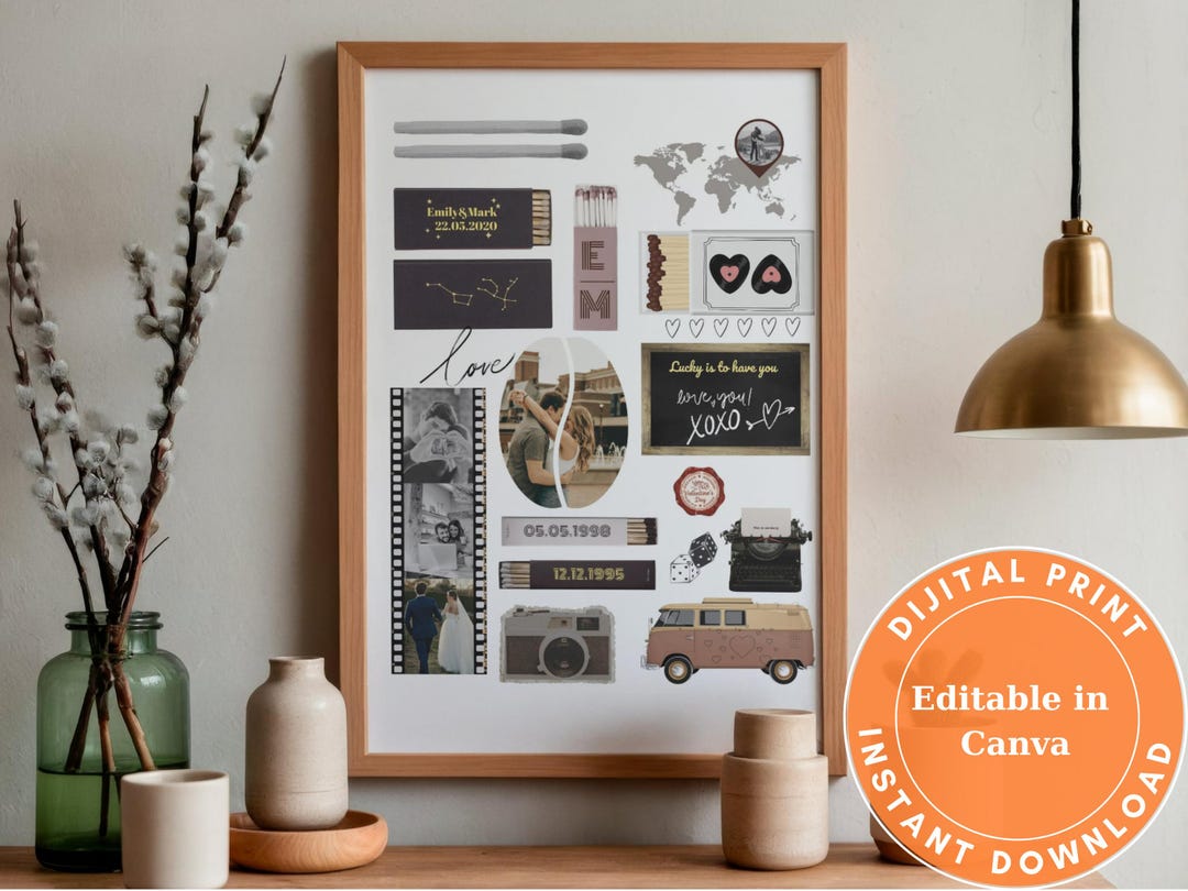CUSTOM Matchbook Poster Template Etsy
