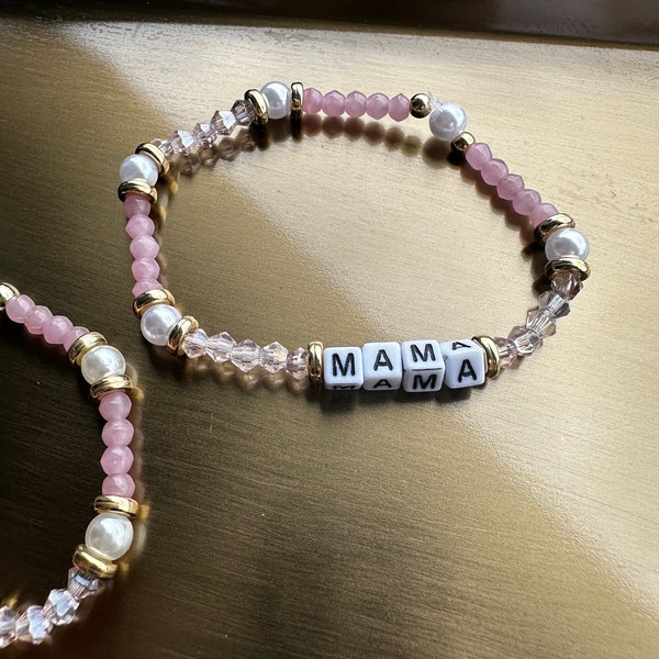 Mothers day name bracelet