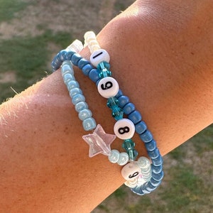 Eras Bracelet - 1989, lover, evermore, speak now, folklore, debut, red, midnights, friendship bracelets, trading -