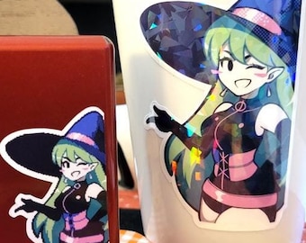 Pixel Witch Vinyl Stickers!