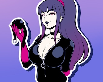 Dahlia the Domme (Vinyl Sticker)