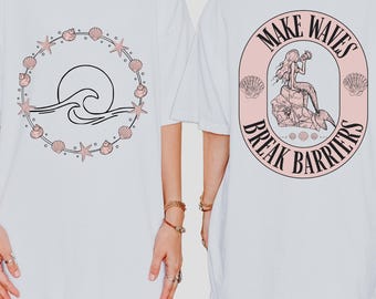 Mermaid Empowerment Tee, Vintage Comfort Colors Shirt