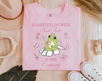 Funny Frogcore Aesthetic Tee, Kawaii Y2K Shirt