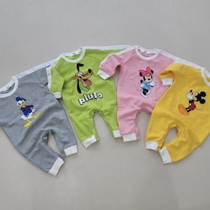 Mickey | Minnie | Goofy | Donald Duck | Bodysuit | Disneyland Outfit | Disneyworld Outfit | Disney Cruise Outfit | Baby | One piece