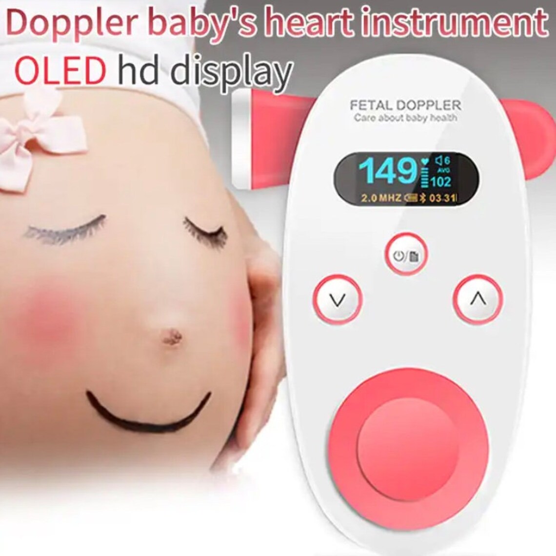 Portable Baby Heartbeat Monitor Bag – Easy-to-Use Pregnancy Accessory For Home & Travel
