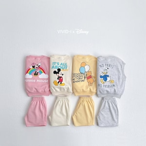 Mickey and Minnie Set | Shirt and Short Set | Disneyland Outfit | Disneyworld Outfit | Disney Cruise Outfit | Toddler | Mickey | Summer 2024