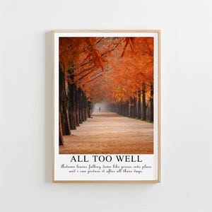 Taylor All Too Well Poster Taylor Swiftie Prints Red Album Wall Art For Swifties Room Decor Digital Download All Too Well Lyrics Prints