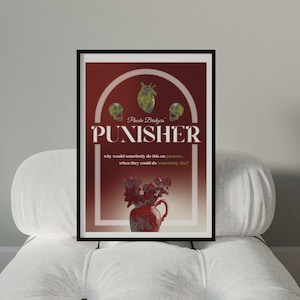 Punisher Phoebe Bridgers Poster Punisher Album Cover Wall Art Digital Prints Girls Dorm Room Decor Trendy Music Prints Phoebe Bridgers Print