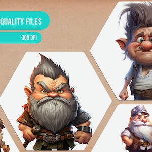 Cute Dwarf PNG, Transparent Dwarves Clipart