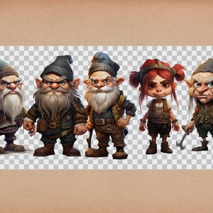 Cute Dwarf PNG, Transparent Dwarves Clipart