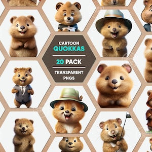 Cute Quokka Clipart, Funny Quokka PNG, Quoka Clipart, Quokka Clipart, Australian Quokka Illustrations, Transparent Quokka Illustrations