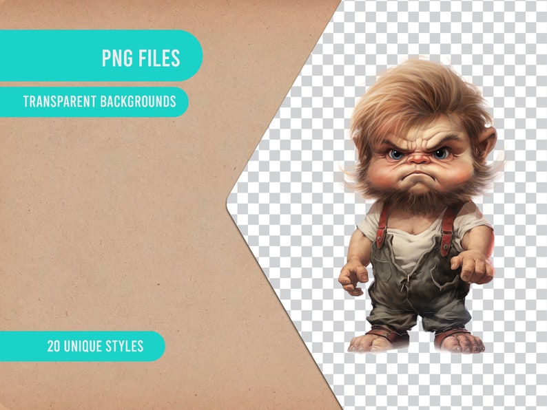 Cute Dwarf PNG, Transparent Dwarves Clipart