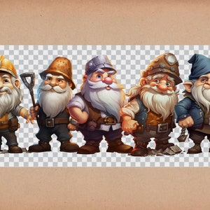 Cute Dwarf PNG, Transparent Dwarves Clipart