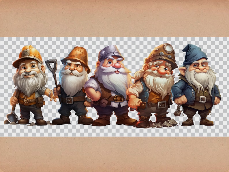 Cute Dwarf PNG, Transparent Dwarves Clipart