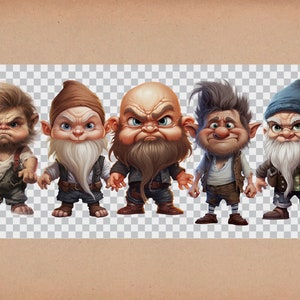 Cute Dwarf PNG, Transparent Dwarves Clipart