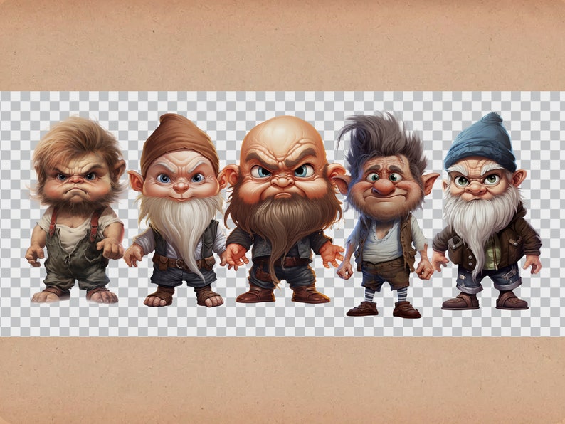Cute Dwarf PNG, Transparent Dwarves Clipart