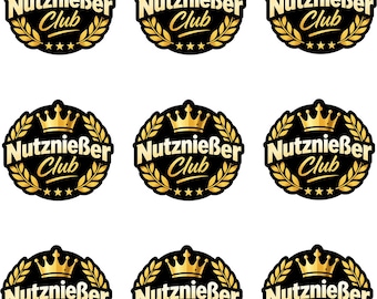 Beneficiary Club - Stickers – exclusive club look in black & gold 2