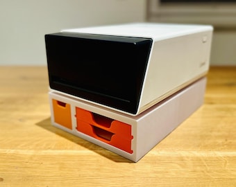 Organizador para Liene PixCut S1 - con cajón frontal, caja de almacenamiento, escritorio, papel de impresora, soporte