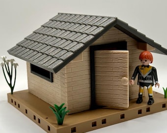 Accesorios Playmobil – Ampliación de caseta de jardín – Pieza de repuesto impresa en 3D (no original)