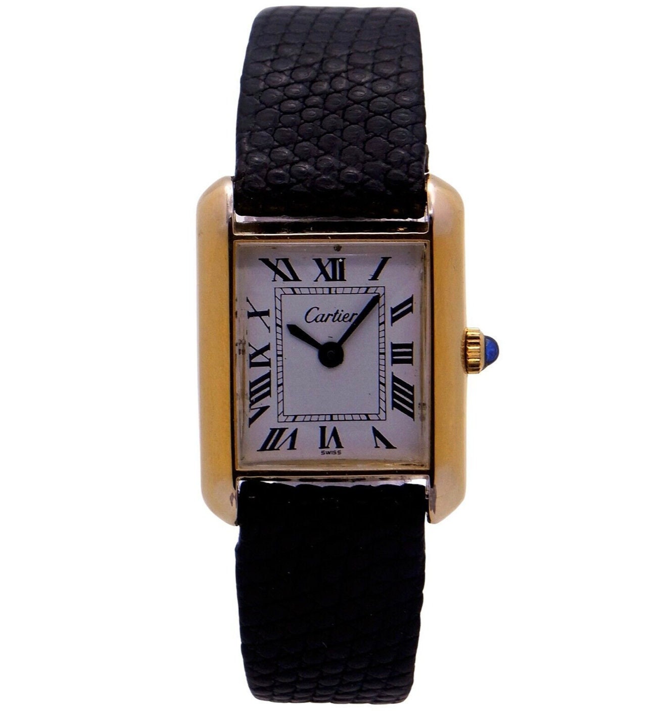 CARTIER Must de Cartier Tank SM 925 Hand winding Watch 21 x 28 mm Cal. ETA 2512