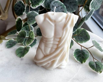 Male Body | Greek Statue | Greek Decor | Greek Candle |