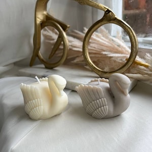 Swan | Candle | Decor | House Decor | Candle | Handmade Candle |