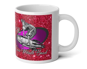 The Cruise Missile Band 20oz Mug Red Pink