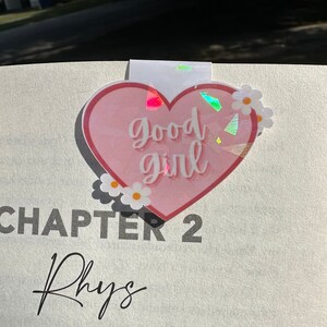 Good Girl Holographic Magnetic Bookmark | Smut | Smut Lovers | Romance | Dark Romance |