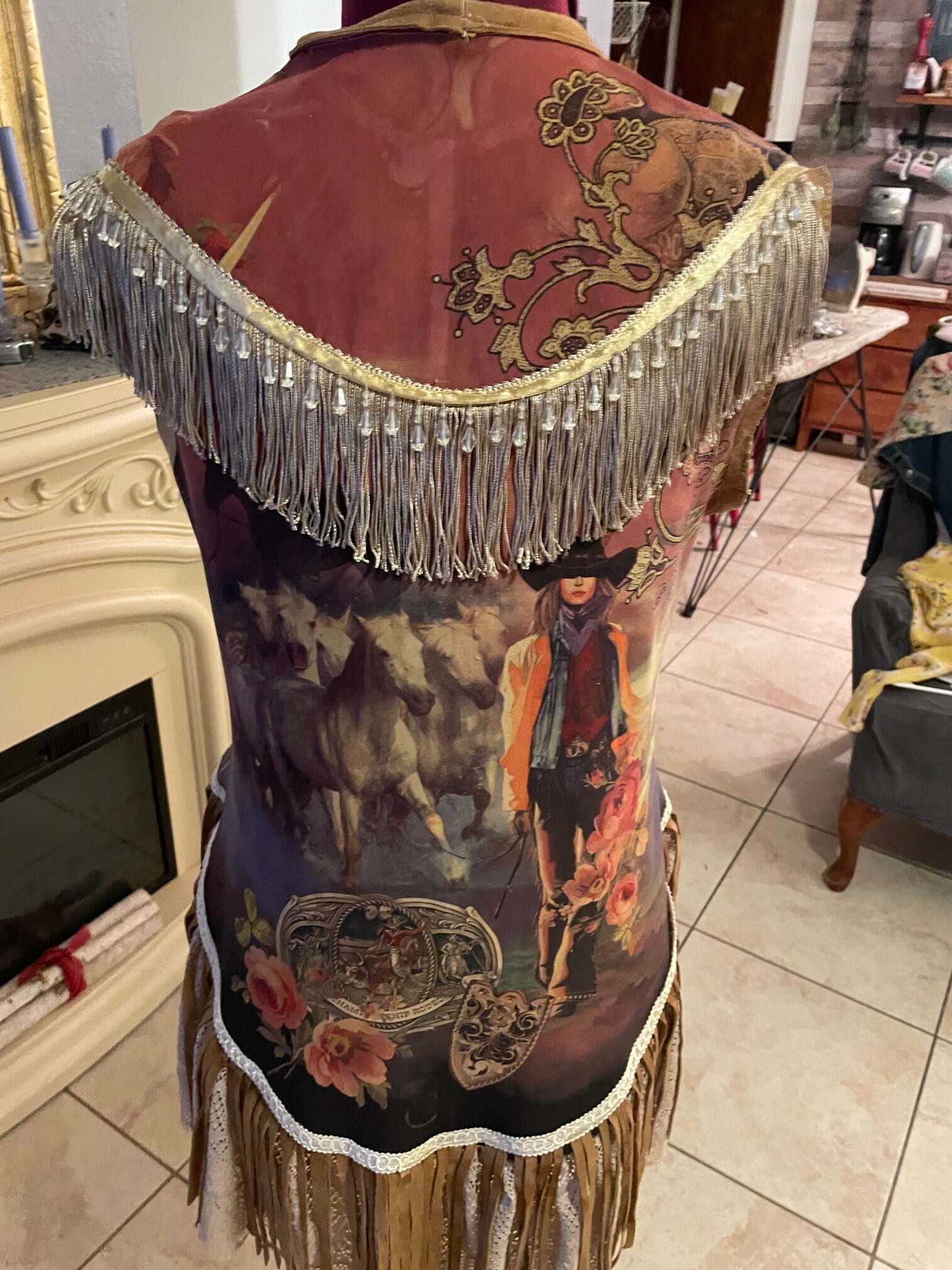 Cowgirl knit vest main image 1